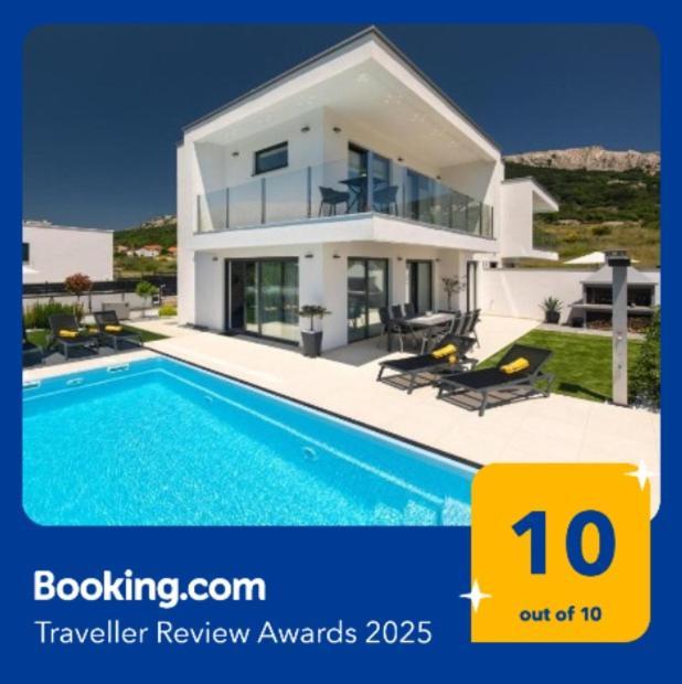 Villa Supernus With Heated Pool Baška Extérieur photo